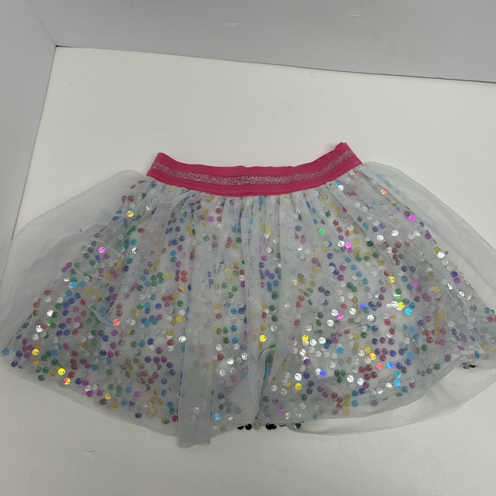 Garanimals White Tulle Skirt with Pink Waistband